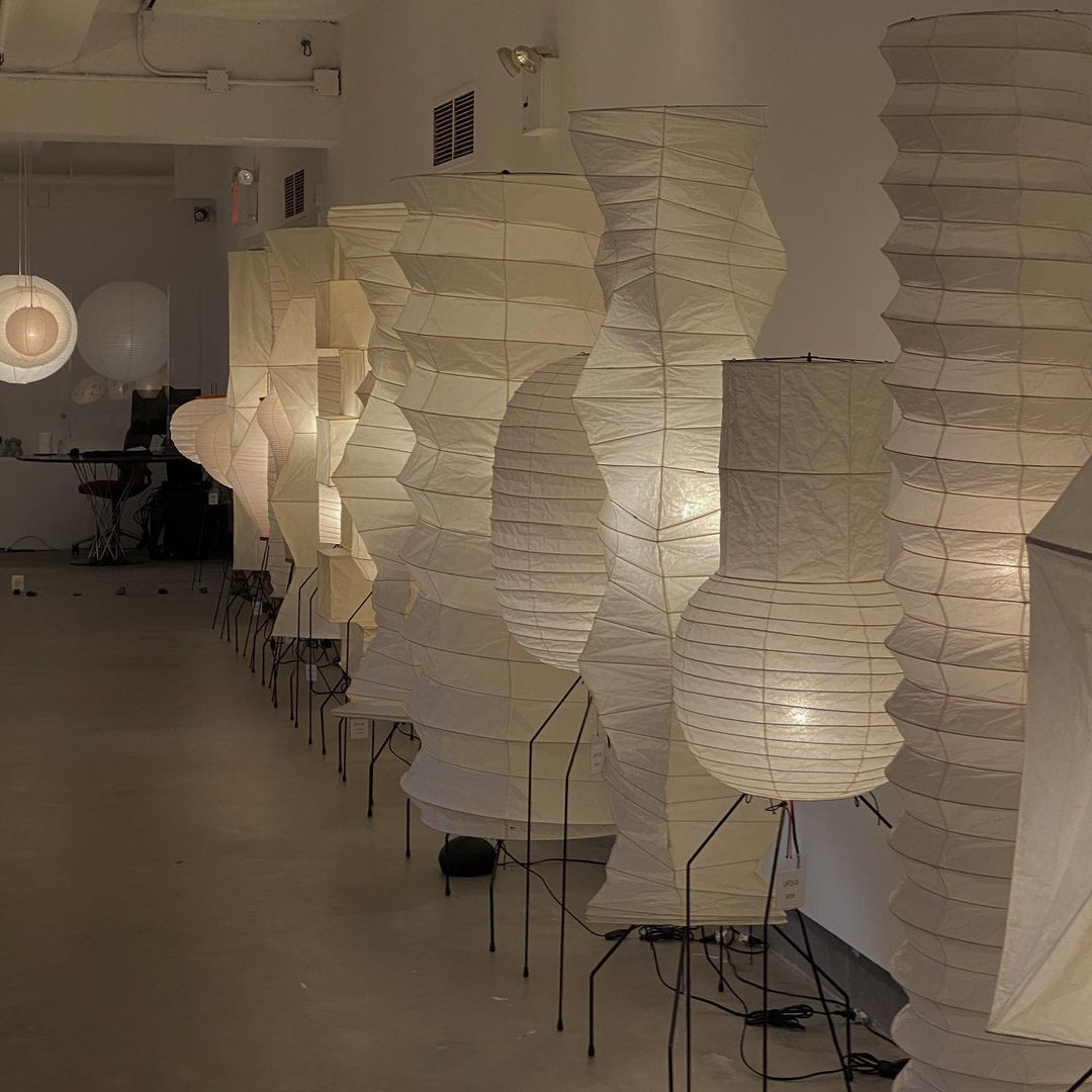 Akari 10A Rice Paper Floor Lamp, Japanese style, suitable for study, bedroom, and living spaces