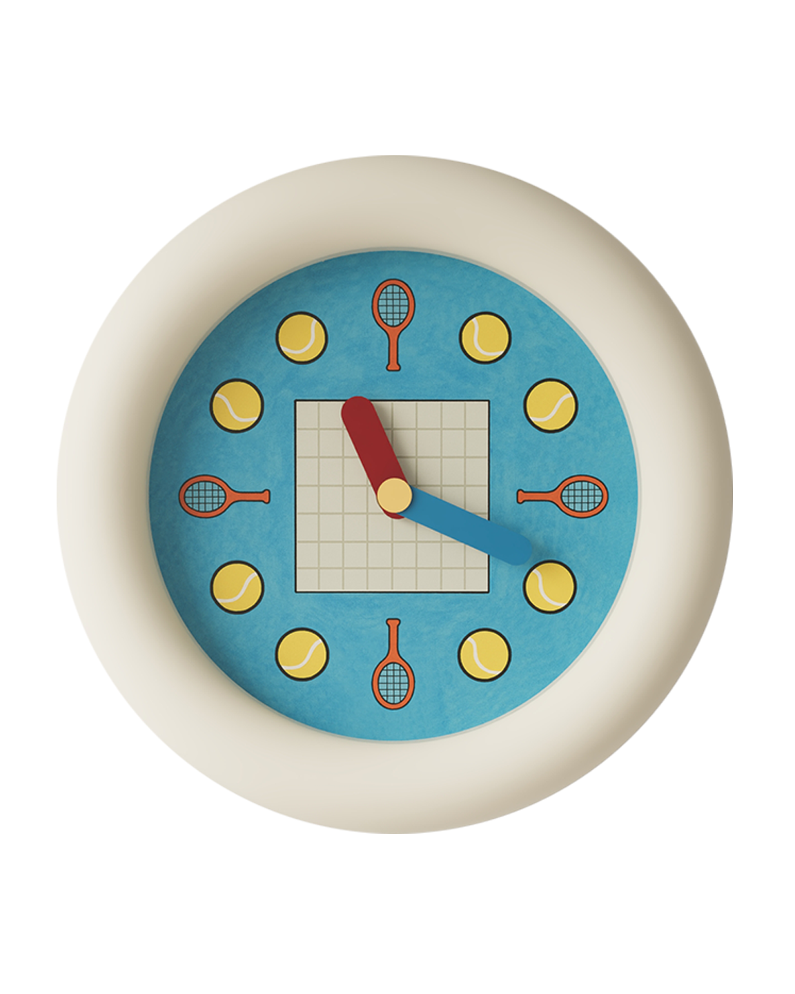 Tennis-Inspired Wall Clock