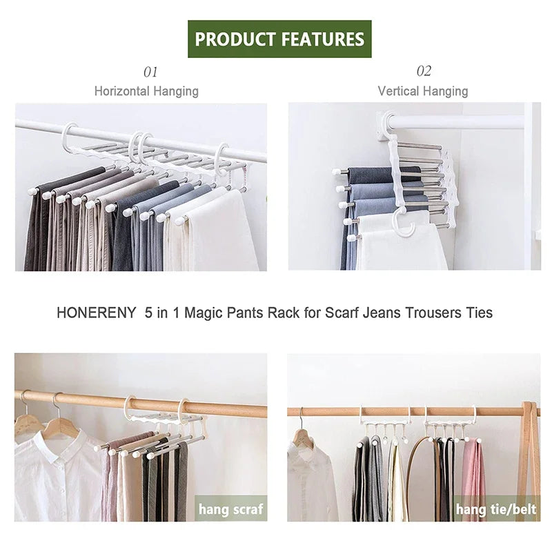 Folding Pants Storage Multifunctional Hanger